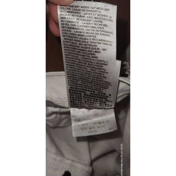 Levi's 501 (31 x 32) White button fly Red tag - Picture 11 of 14